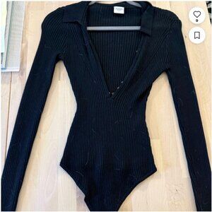 Black Size S Abercrombie Sweater Bodysuit